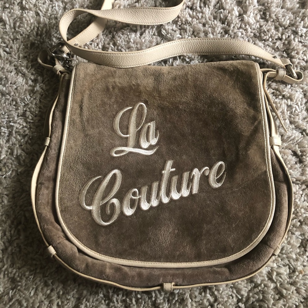 Juicy Couture Velvet Messenger Bag